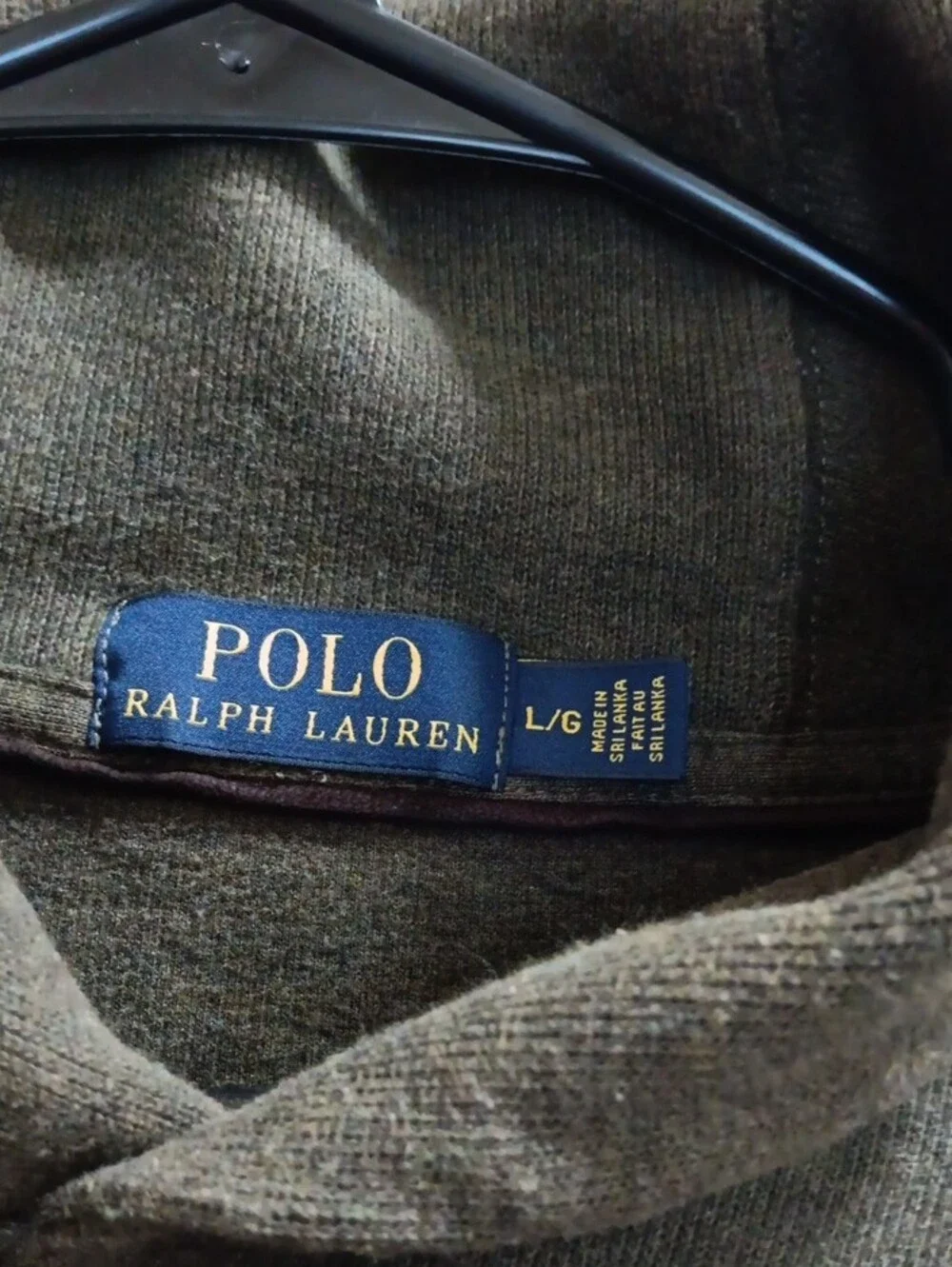 Ralph Lauren Luxury Jersey Shawl Collar Sweater